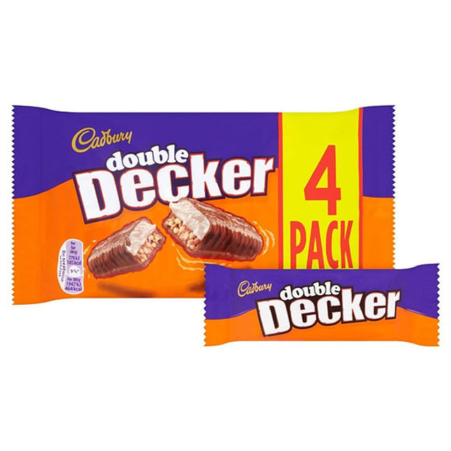 Cadbury Double Decker 4 Bars 149.2G ( BB 02/05/2026 )