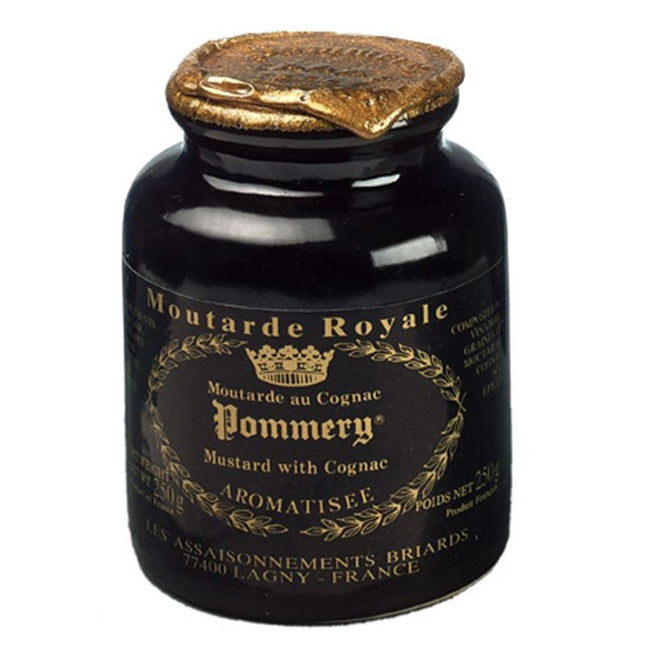Pommery Moutarde Royal Mustard Cognac in Ceramic Pot 250G ( BB 30/07/2026 )