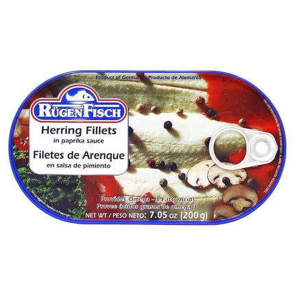 Rugen Fisch Herring Fillets in Paprika Sauce 200G ( BB 31/12/2025 )