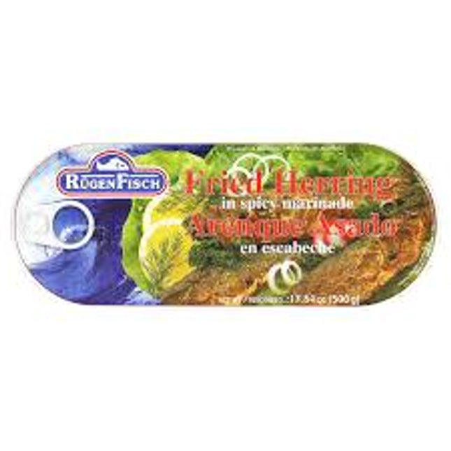 Rugen Fisch Fried Herring in Spicy Marinade 500G ( BB 31/12/2026 )