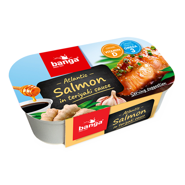 Banga Salmon In Teriyaki Sauce 120G ( BB 31/12/2027 )