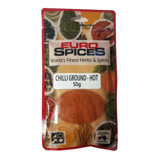 Euro Spices Chilli Ground 50G
