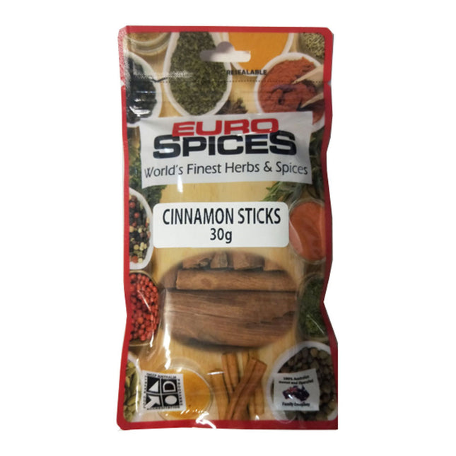 Euro Spices Cinnamon Sticks 30G