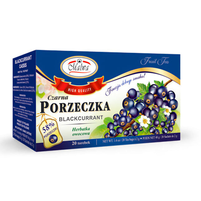 Malwa Blackcurrant Tea 20 Tea Bags ( BB 05/2026 )
