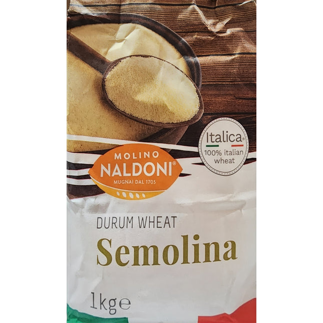 Molino Naldoni Semolina Durum Wheat 1KG ( BB 18/12/2025 )