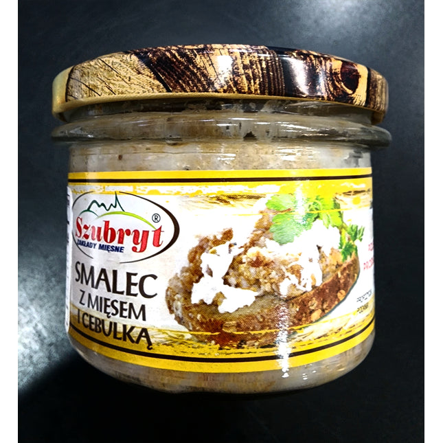 Szubryt Lard with Pork Meat & Fried Onion Smalec Z Miesem I Cebulka 160G ( BB 16/07/2026 )