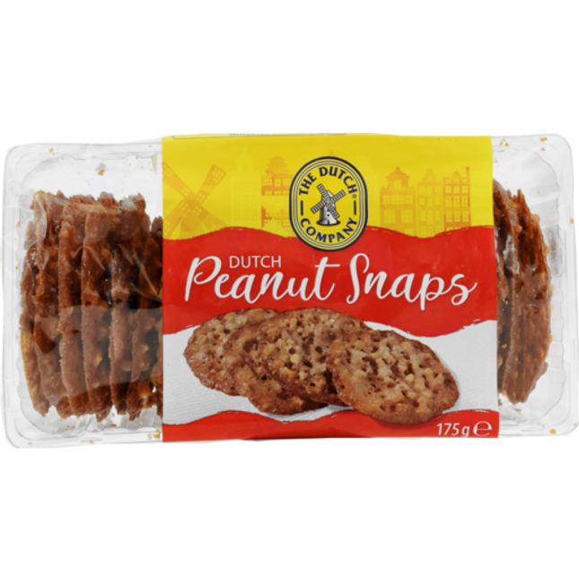 The Dutch Company Peanut Snaps 175G ( BB 13/05/2027 )