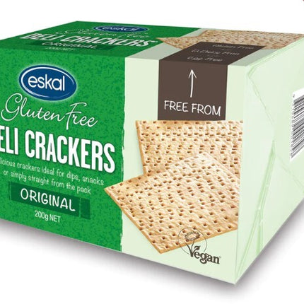 Eskal Gluten Free Crackers Vegan 200g ( BB 27/10/2024 )