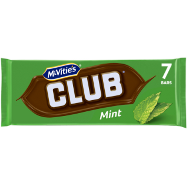 McVitie's Club Mint 7 Bars 154G ( BB 01/2026 )