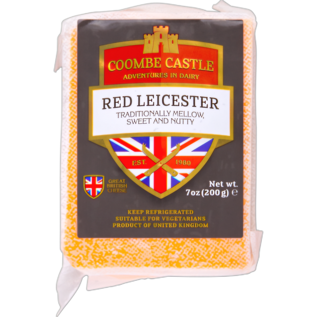 Coombe Castle Red Leicester Cheese 200G ( BB 02/2026 ☆Shipping Not Available for Refrigerated Items )