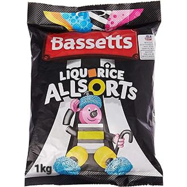 Maynards Bassetts Liquorice Allsorts 1KG ( BB 18/07/2026 )
