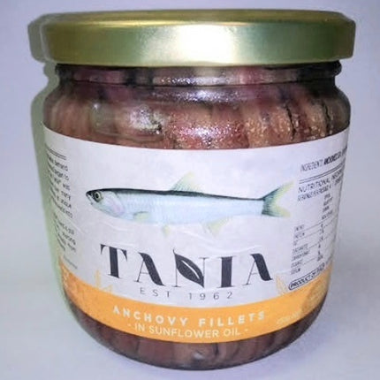 Tania Anchovy in Sunflower Oil 450G ( BB 02/2025 )