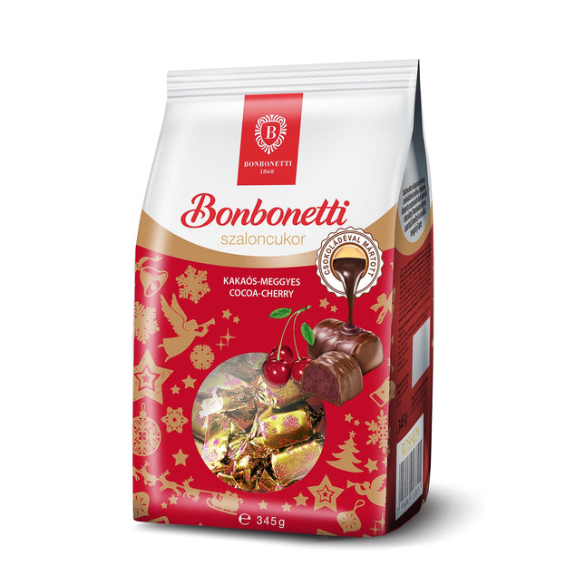 Bonbonetti Szaloncukor Hungarian Christmas Candy Cherry Liqueur Chocolate 280G ( BB 31/07/2026 )