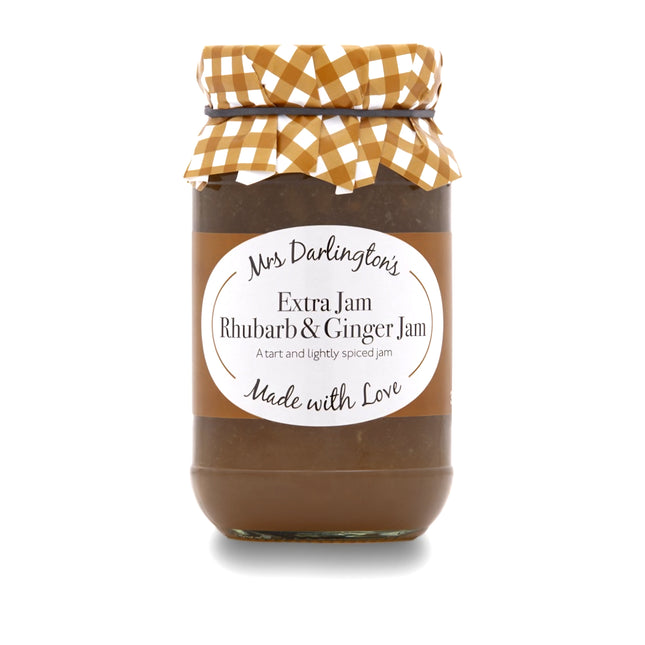 Mrs Darlington's Rhubarb & Ginger Jam 340G ( BB 11/2027 )