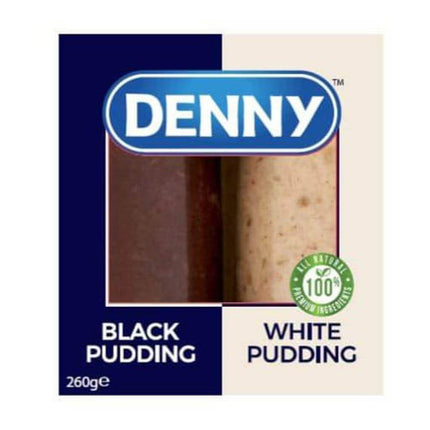 Denny Duo Black & White Pudding 260G ( * Refrigerated items are for local pick-up or deliveries within 10 km from our Moorabbin store )