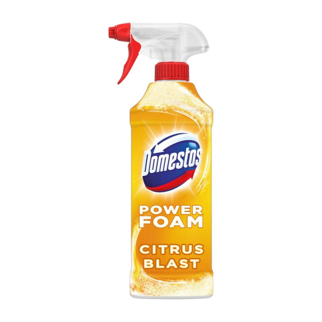 Domestos Power Foam Toilet & Bathroom Citrus Blast 450ML ( Expire 07/2026 )