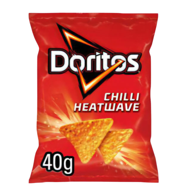Walkers Doritos Chilli Heatwave Flavour Corn Chips 40G ( BB 18/10/2025 )