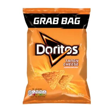 Doritos Tangy Cheese Corn Crisps Grab Bag 48g ( BB 11/05/2024 )