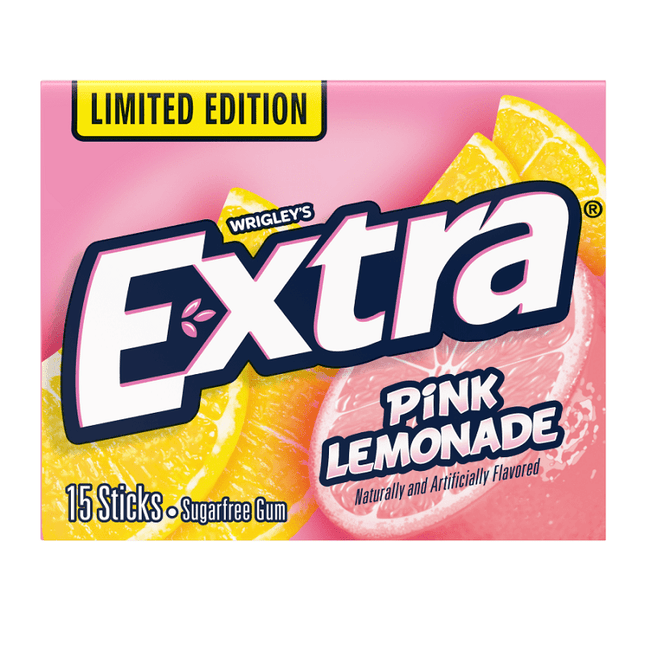 Wrigley's Pink Lemonade Chewing Gum ( BB 14/06/2026 )
