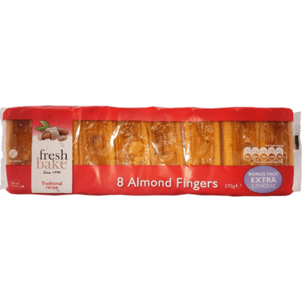 FreshBake 8 Almond Fingers 370g ( BB 03/2025 )