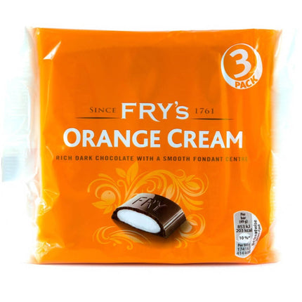 Fry's Orange Chocolate Cream 3 Pack 147G ( BB 21/08/2024 )
