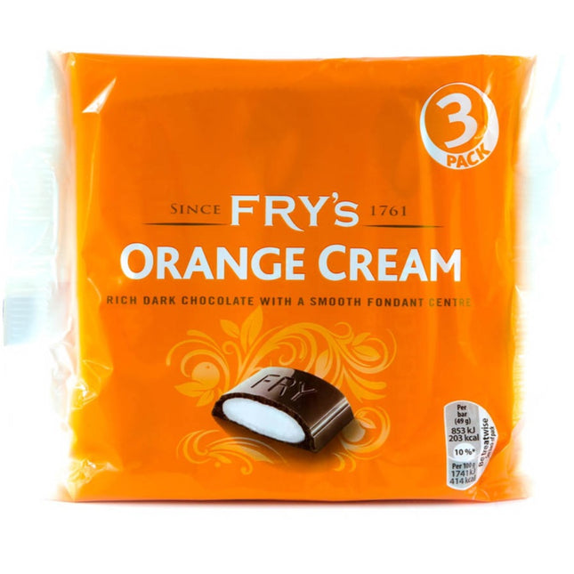 Fry's Orange Chocolate Cream 3 Pack 147G ( BB 22/06/2026 )