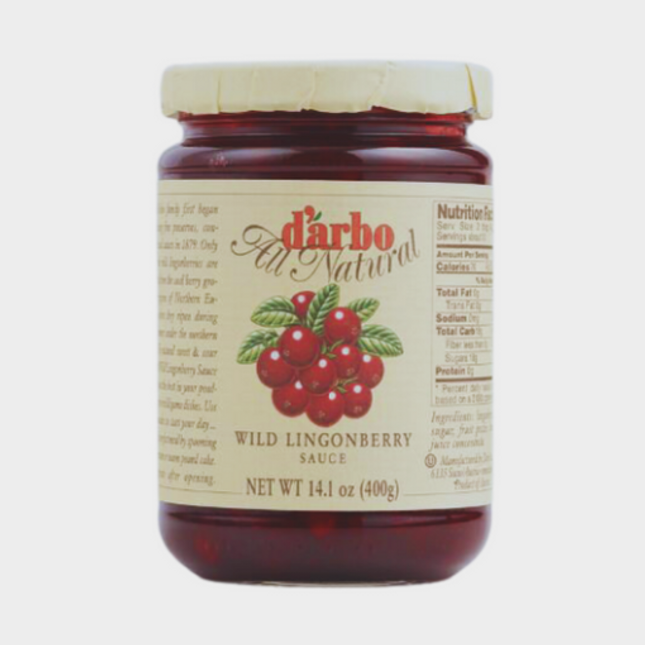 D'arbo Wild Lingonberry Sauce 400G ( BB 05/08/2028 )