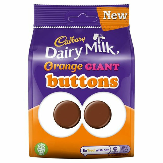 Cadbury Dairy Milk Buttons Orange 85G ( BB 18/08/2026 )