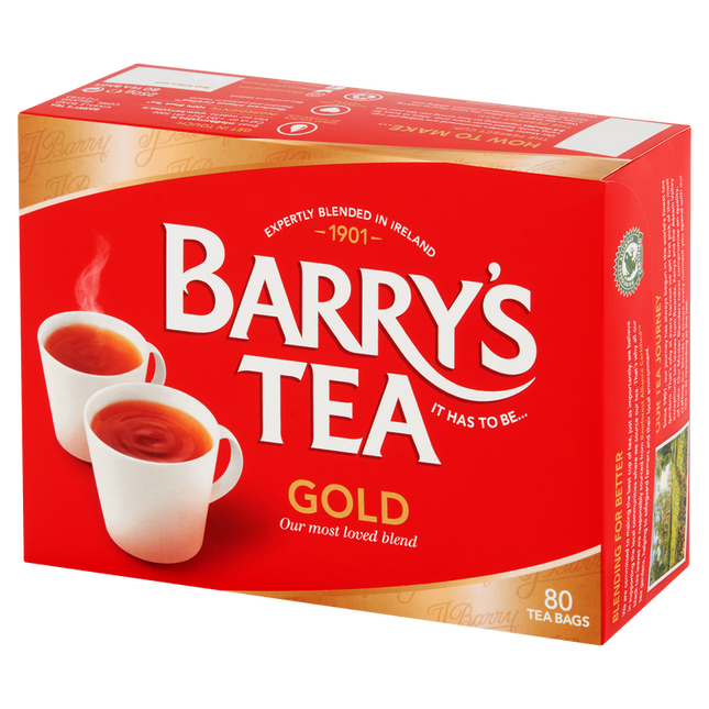 Barry's Tea Gold 80 Tea Bags ( BB 04/10/2026 )