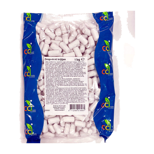 CCI White School Chalk Drop-Mint Krijtes 1Kg (BB 30/03/2027 )