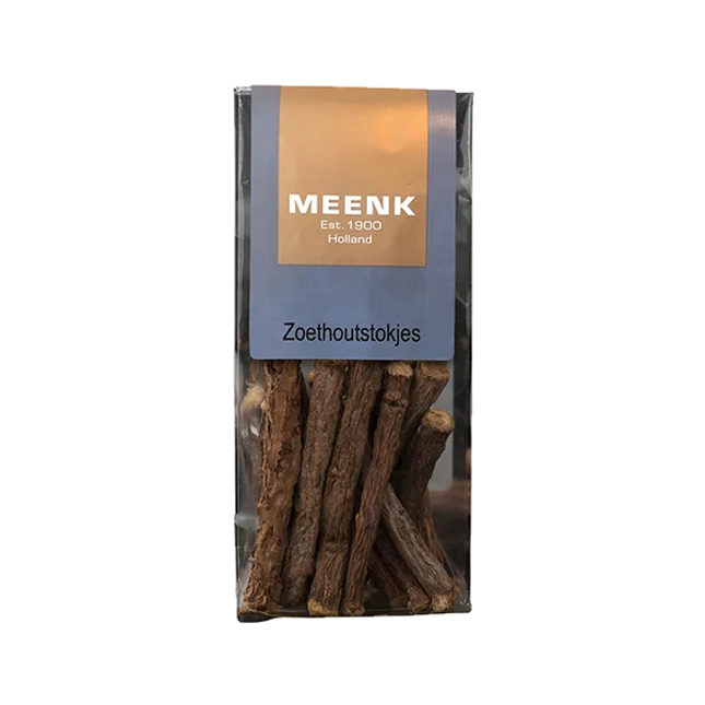 Meenk Zoethout Stokjes / Sweet Wood Licorice Sticks 180G ( BB 25/08/2028 )