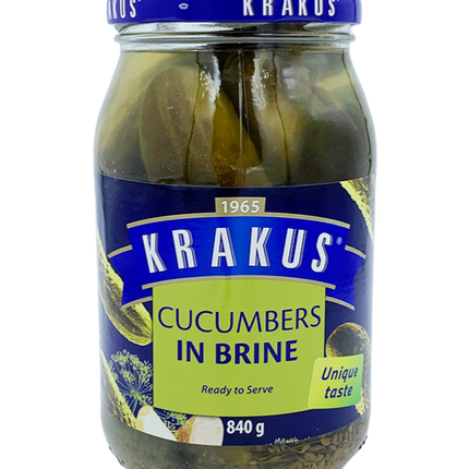 Krakus Cucumbers in Brine 840G ( BB 10/2024 )
