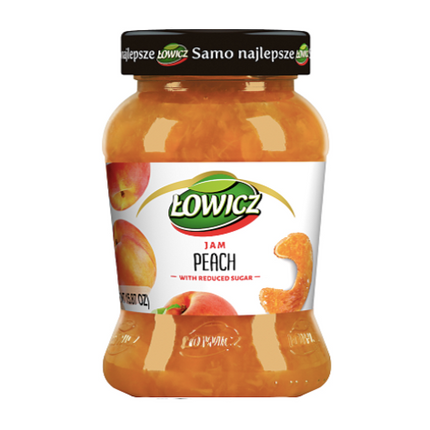 Lowicz Peach Jam 450G ( BB 10/2024 )
