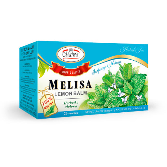 Malwa Lemon Balm Melisa Tea 20 Tea Bags ( BB 05/2026 )