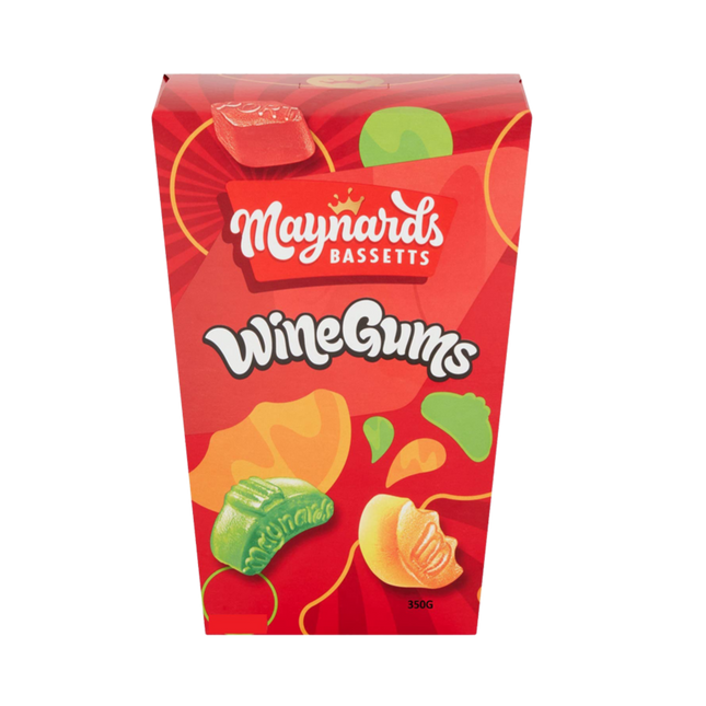 Maynards Bassetts Wine Gums Gift Box 350G ( BB 09/05/2026 )