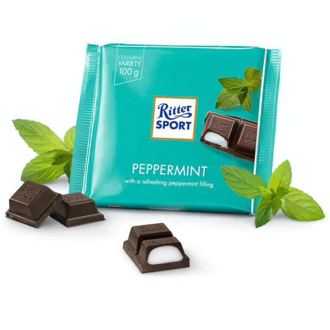 Ritter Sport Dark Chocolate with Peppermint 100G