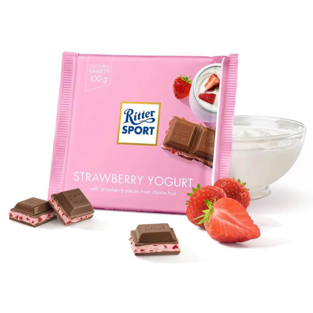 Ritter Sport Strawberry Yogurt 100G