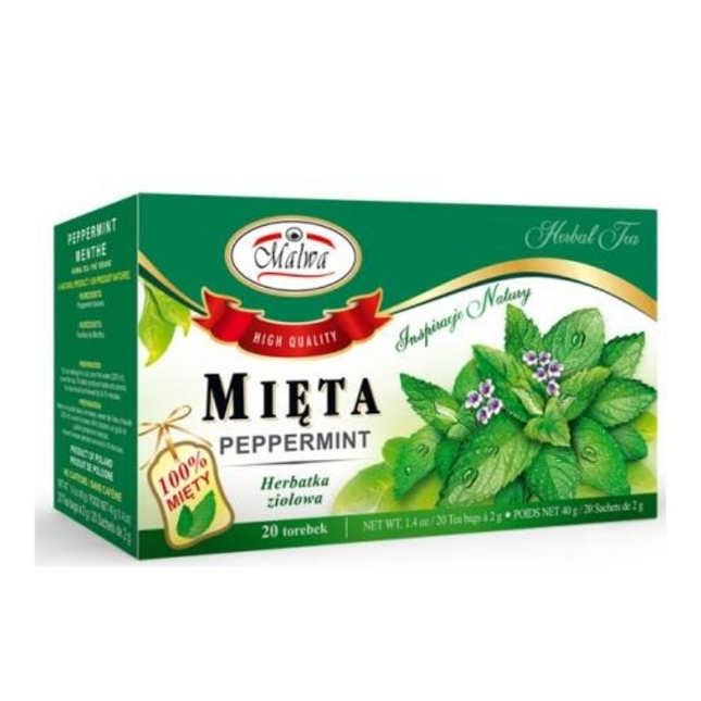 Malwa Mint Herbal Peppermint Tea Bag 20 Tea Bag ( BB 06/2026 )