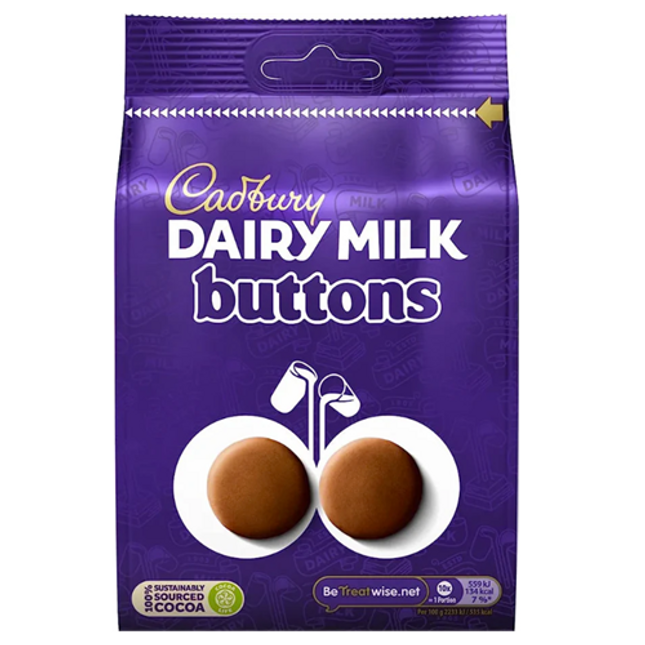 Cadbury Dairy Milk Chocolate Buttons 85G ( BB 19/04/2026 )