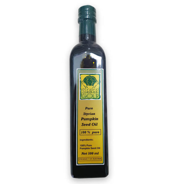 Steirer Gold Styrian 100% Pure Pumpkin Seed Oil 500ML ( BB 30/10/2026 )