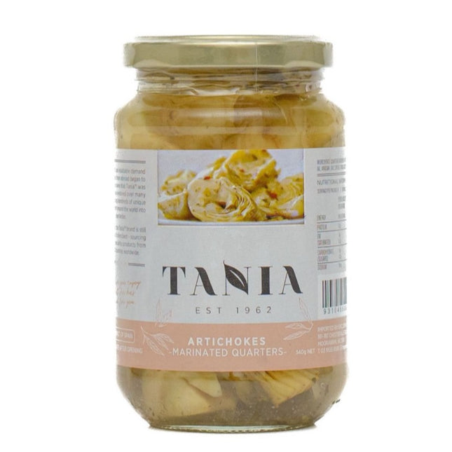 Tania Artichokes Marinated Quaters 340G ( BB 04/10/2026 )