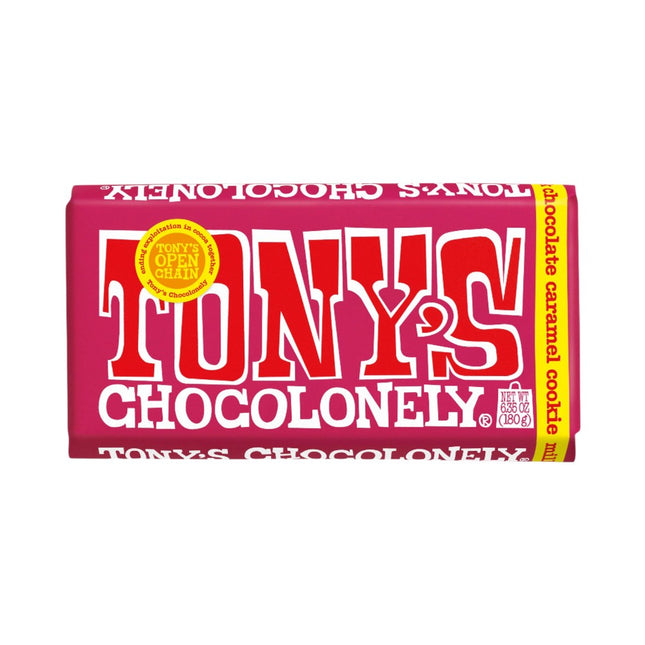 Tony's Chocolonely Milk Biscuit Caramel Chocolate 180G ( BB 24/01/2026 )
