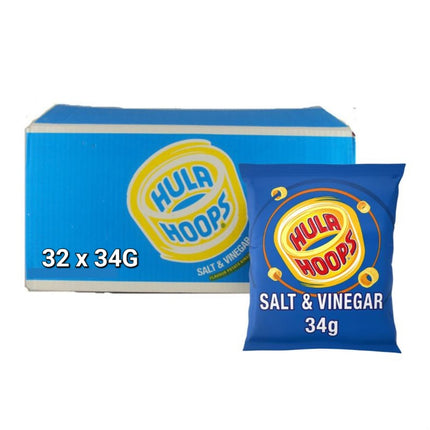 Hula Hoops Salt & Vinegar 34g  ( BB 25/05/2024 )