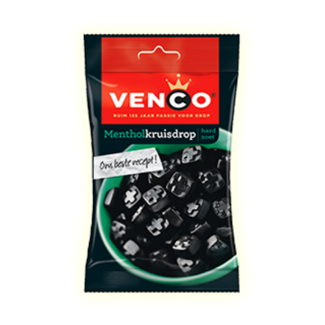 Venco Menthol Kruisdrop 120G ( BB 04/03/2027 )