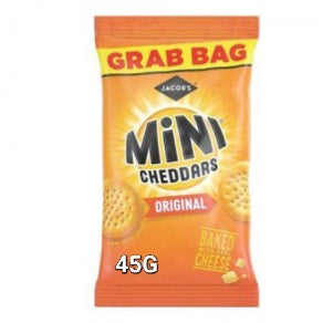 Jacob's Mini Cheddars Grab Bag 45G  ( BB 10/08/2024 )