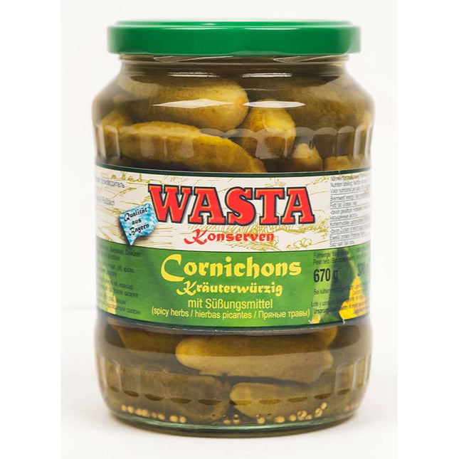 Wasta Cornichons 670G ( BB 31/12/2027 )
