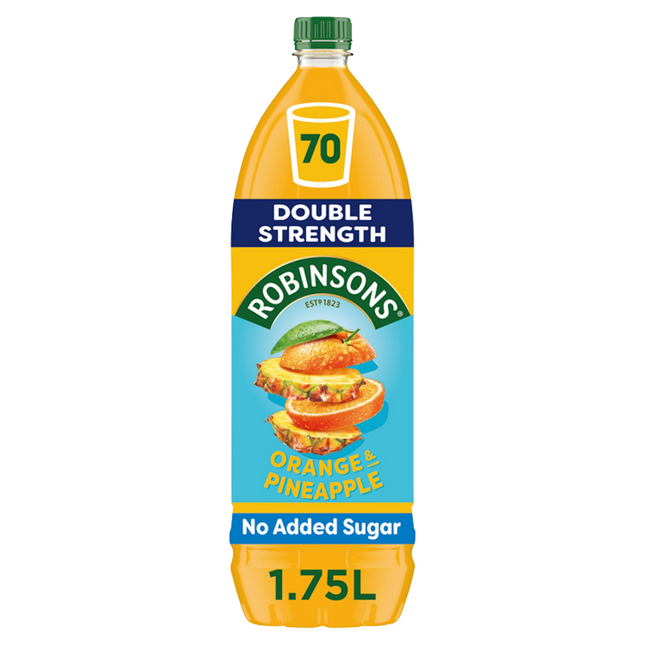 Robinsons Double Strength Orange & Pineapple 1.75 Litre ( BB 30/05/2026 )