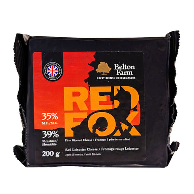 Belton Farm Red Fox Red Leicester Cheese 200G ( BB 09/05/2026 ☆ Shipping Not Available for Refrigerated Items )