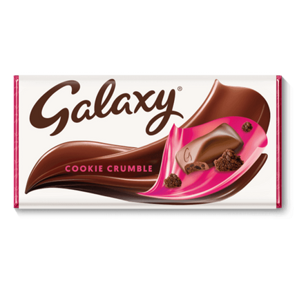 Galaxy Cookies Crumble Chocolate Bar 114G ( BB 18/08/2024 )