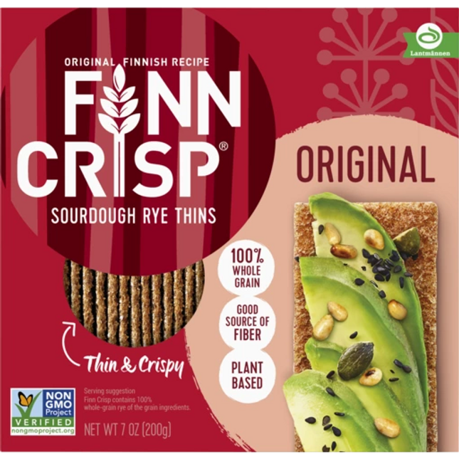 Finn Crisp Original Sourdough Rye Thins 200G ( BB 08/2026 )